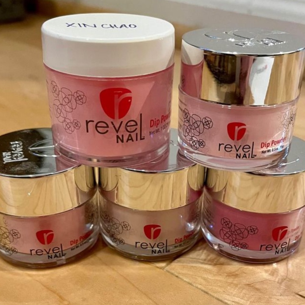 Revel Nails Dip Powder - Bundle of 5 (Pinks)